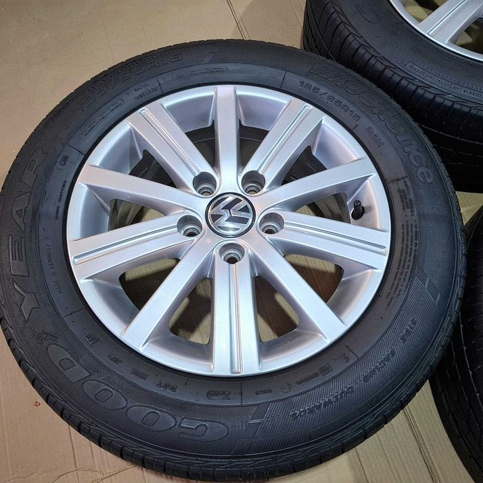 Roti 15" Aluminiu VW Originale Golf 5 6 7 Jetta Touran Caddy Passat B6/B7 Scirocco EOS New Beetle Octavia A3 Leon Altea 5x112 R15