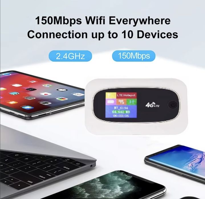 Нов мобилен рутер с батерия 4G