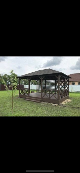 Изготавливается беседки