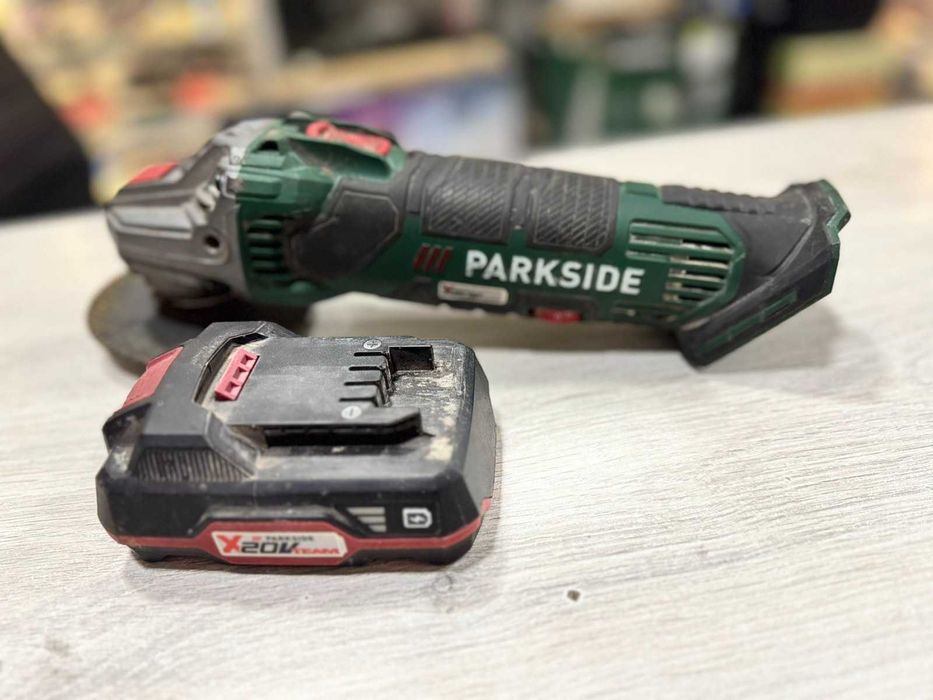 Акумулаторен ъглошлайф Parkside PWSA 20-Li F4