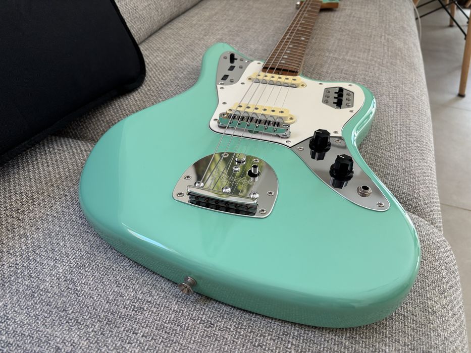 Fender Jaguar MIJ Crafted in Japan 2002 JG66 Surf Green + husă