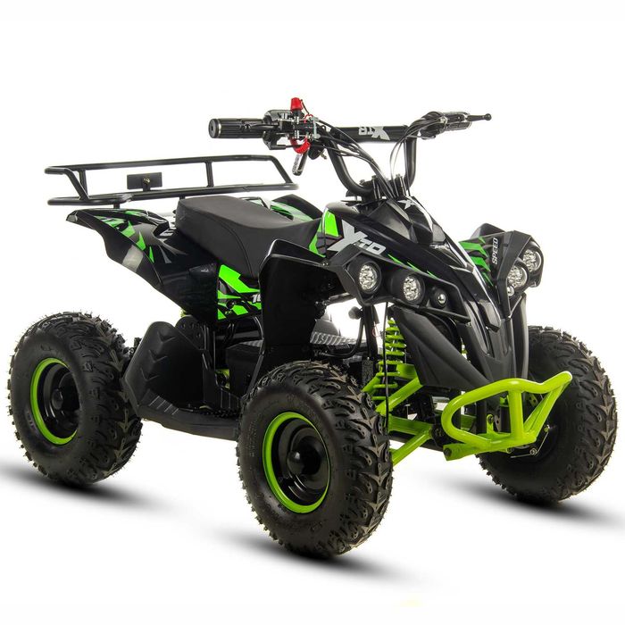 Atv electric copii XTR E-M12-6S 1000W, culoare verde;albastru;rosu