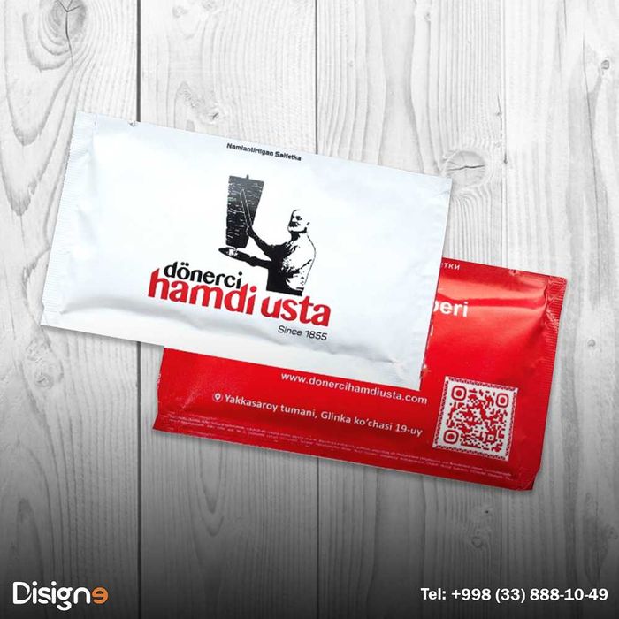 Влажные салфетки с вашим логотипом/ logotipingiz bilan nam salfetkalar