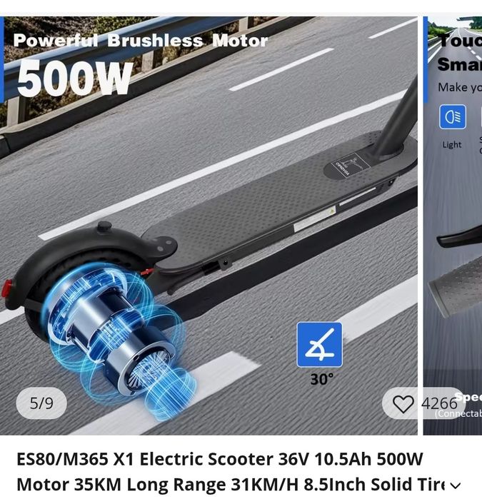 Trotineta 35km/h noua cutie sigilata 1499 ron