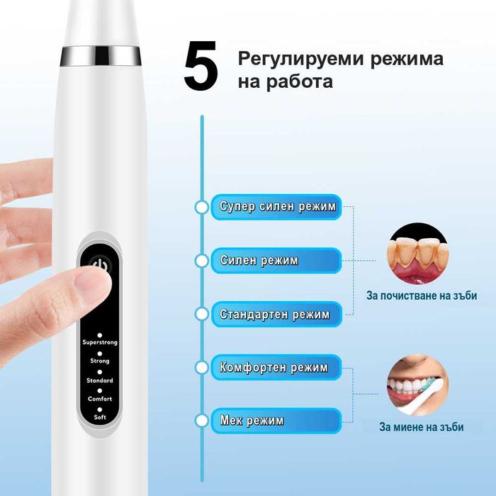 Електрическа четка за зъби | Почистване на зъбен камък
