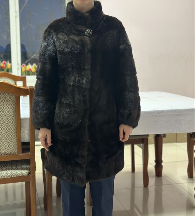 Норковая шуба б/у