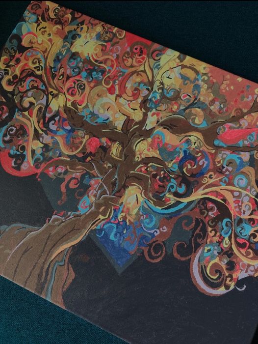Tree of life (Copacul vieții) - Pictură pe numere completă - Pictorul fericit