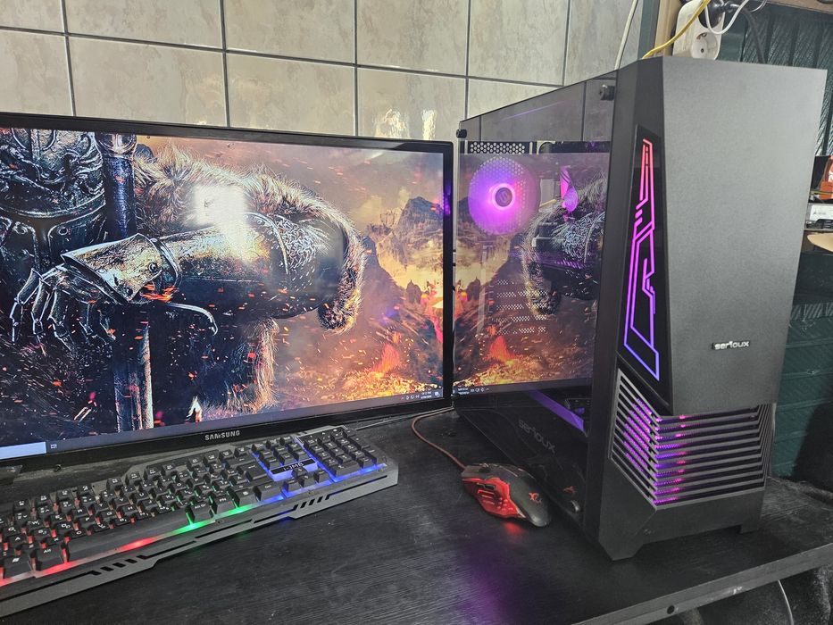 Unitate PC Gaming i5 7500 video 4GB GTX 1050TI 16GB RAM SSD