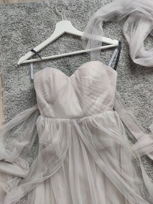 Rochie seara ocazie eveniment gri Jenny Yoo