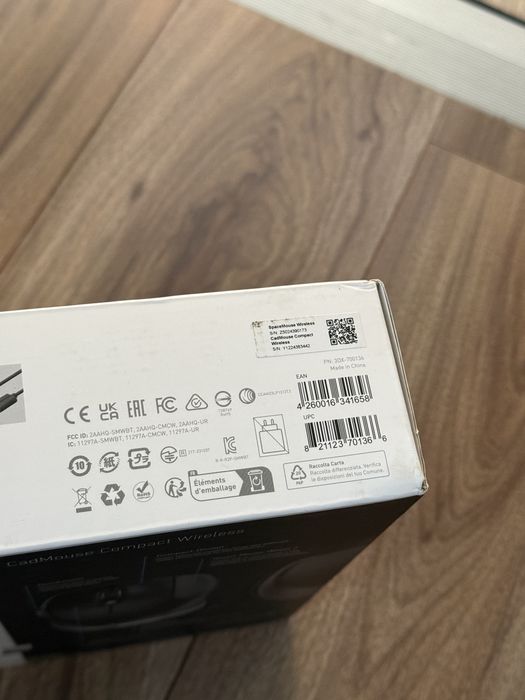 3Dconnexion Space Mouse Wireless Kit 2 - Nou - Sigilat