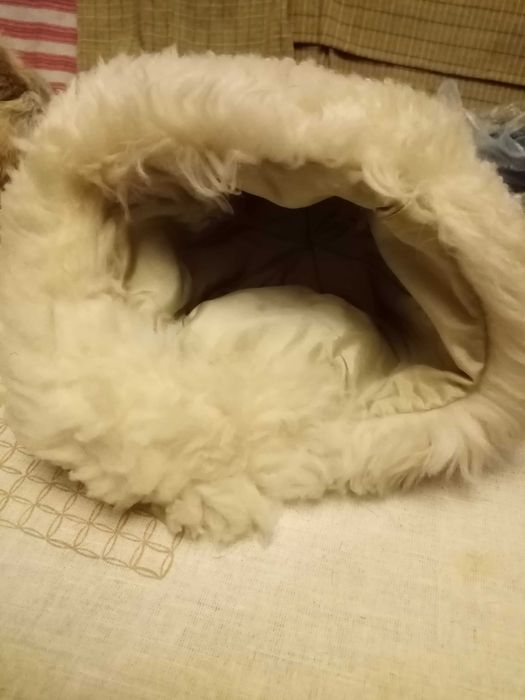 Дамска шапка от естествена кожа