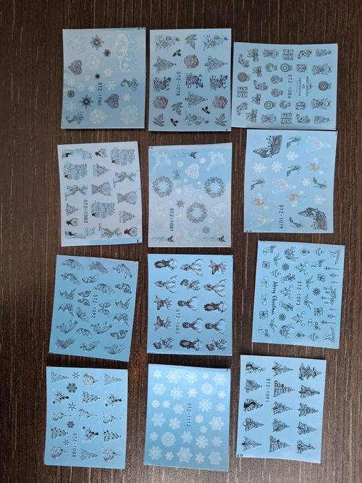 Водни стикери за нокти