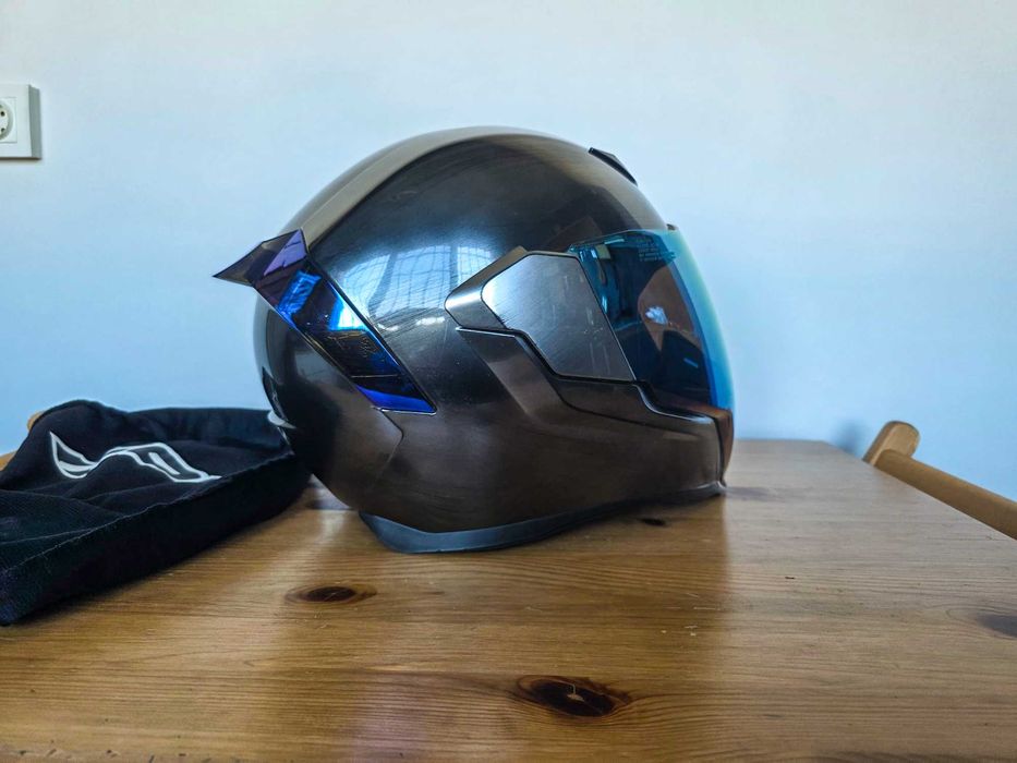 Icon Airflite Quicksilver + Sena SMH5 - Мото каска, размер L