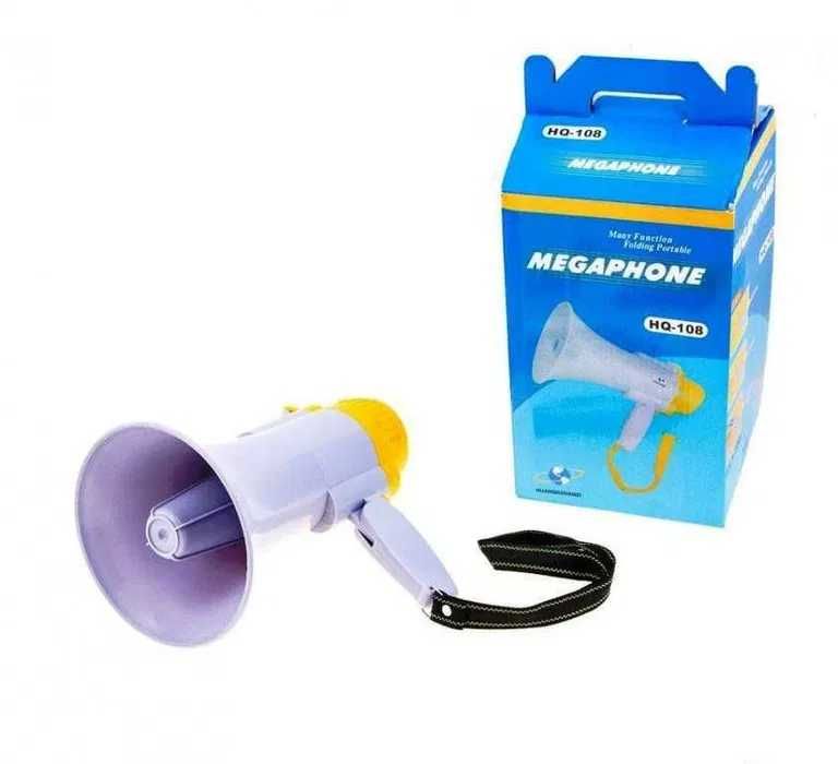 Нов ! Мощен Мегафон с Функция за Запис и Възпроизвеждане !