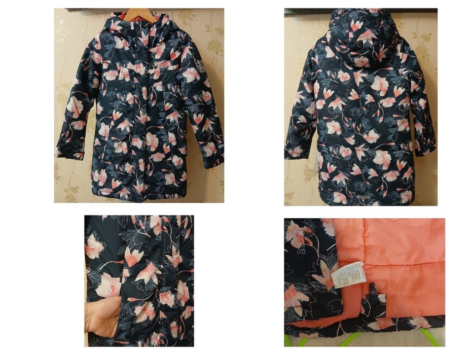 Зимнее пальто и куртка для девочки