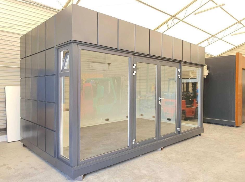 Vand container modular placat cu alubond