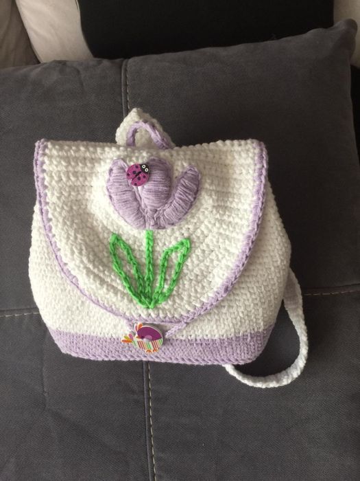 Плетена раница с  вете