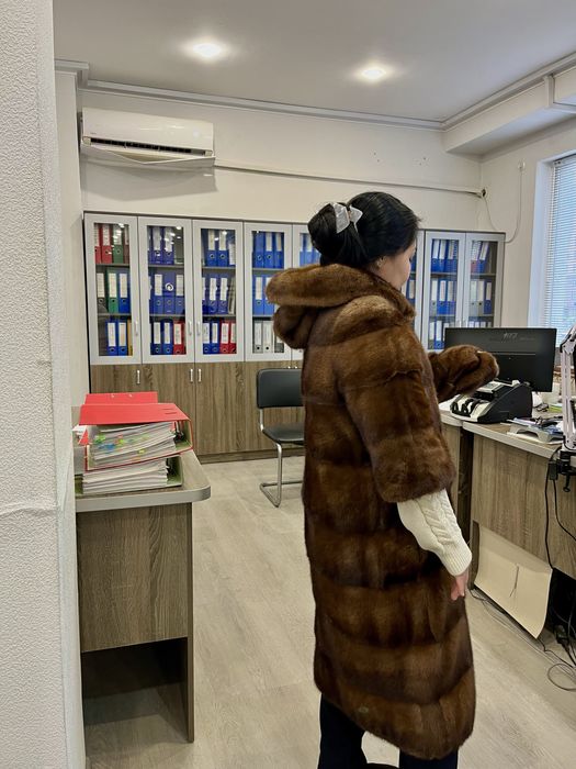 Норковая шуба рукава трансформер 48размер