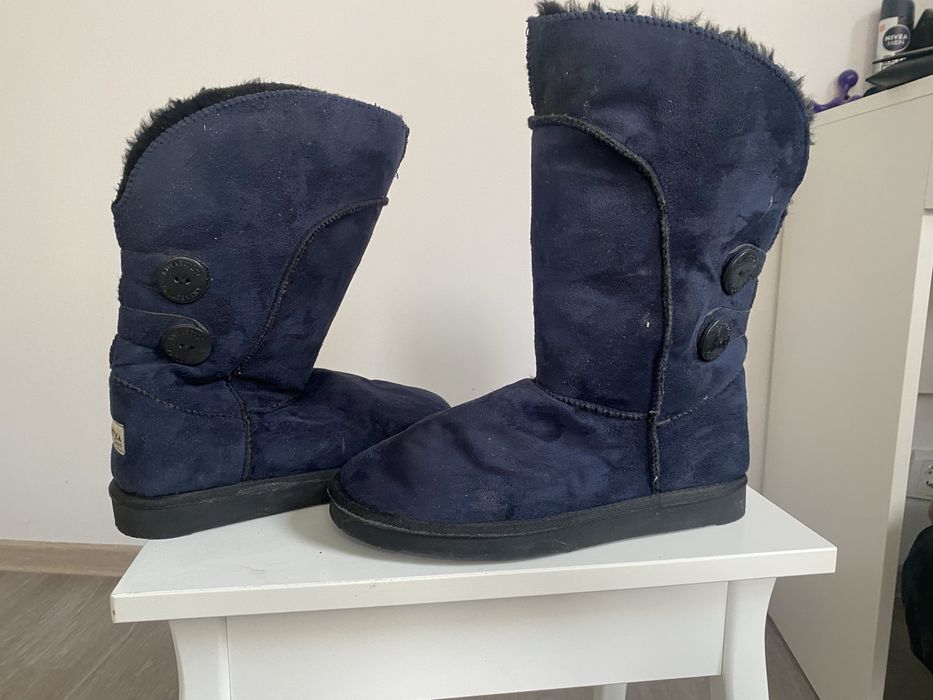 Ghete catifea imblanite