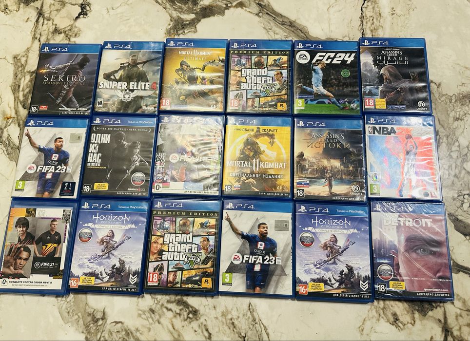 Распродажа дисков!!! Ps4