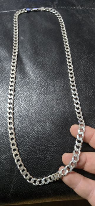 Lant cuban argint masiv 65 cm