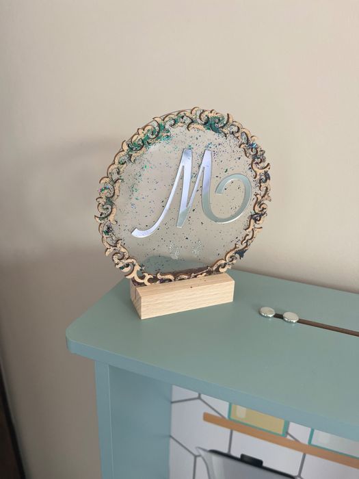 Рамка хамелеон с буква/име/надпис за всеки повод/Рожден ден/Криле