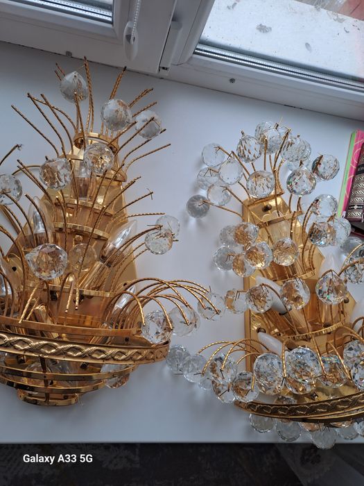 Люстра виноград болшая и Бра