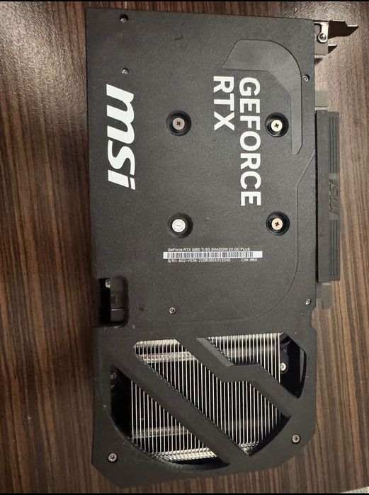 Placa video MSI RTX 5060ti 8gb Shadow 2X OC