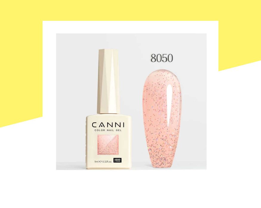 Професионален хипоалергенен гел лак серия „Fairy Glitter“ CANNI – 9 мл