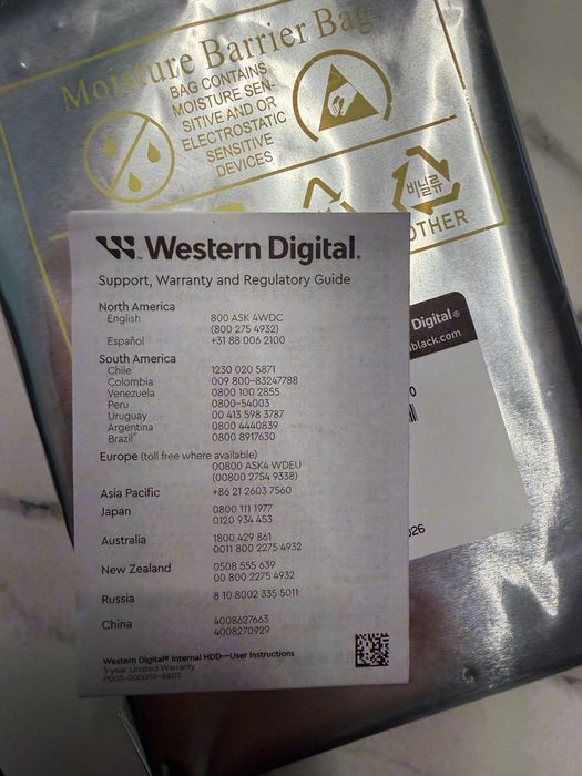 HDD WD_BLACK 4TB WD4006FZBX Nou Sigilat 7200RPM Gaming