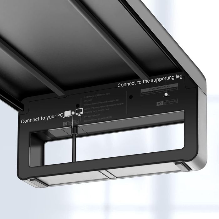 3в1 Стоиказа 2 монитора с 4 USB порта,Безично зарядно 2 чекмеджета