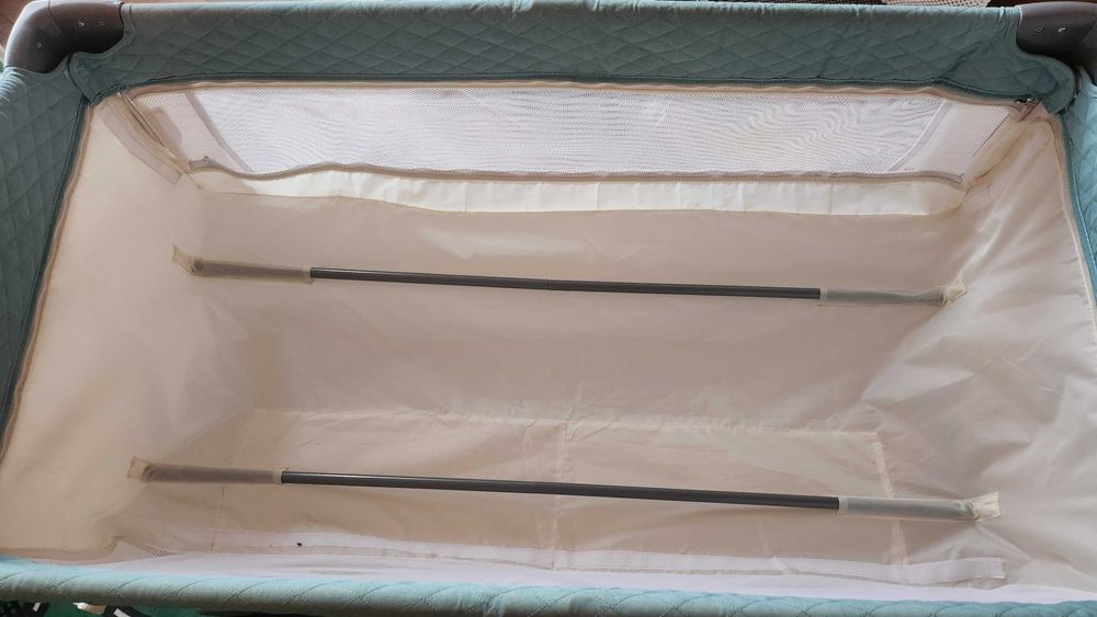 Платнена сгъваема бебешка кошара