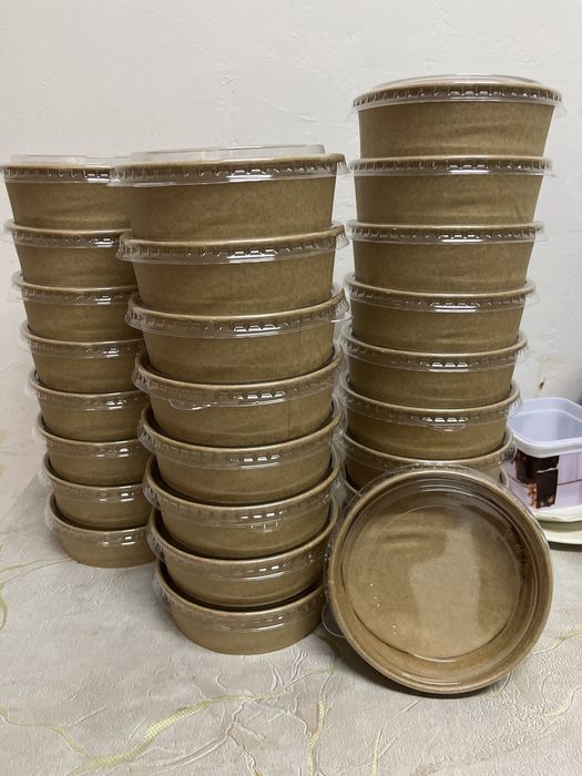 Салатник 200512 коричневый