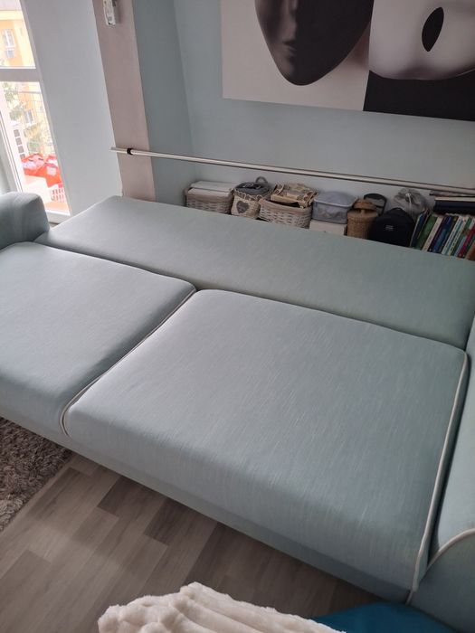 Canapea extensibila verde mint!