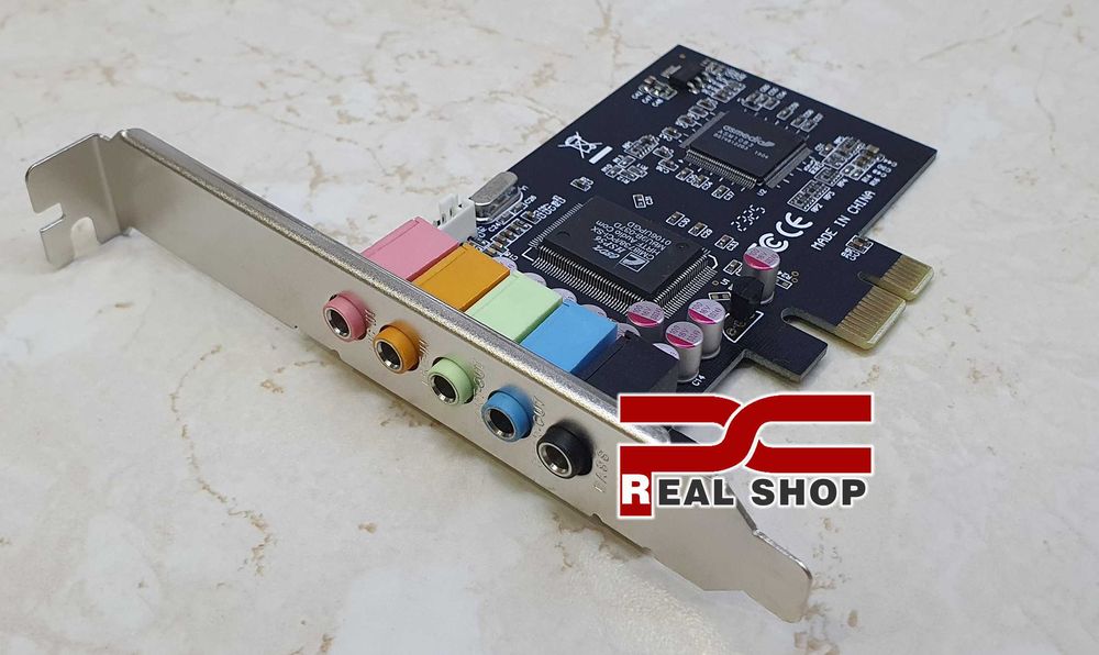 Звуковая карта PCIe 1x 5.1 [Sound card, звучка]