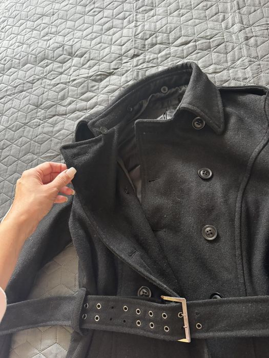 Черно дамско палто