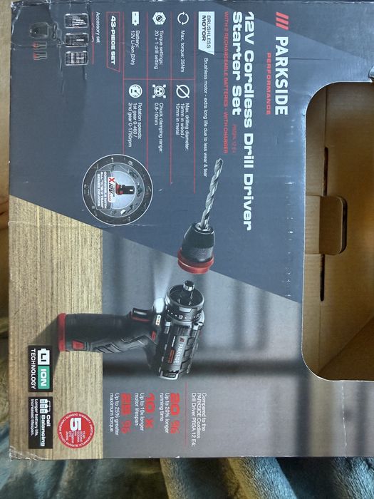 Filetanta Parkside Performance 43 piese + 2 acumulatori + incarcator ...