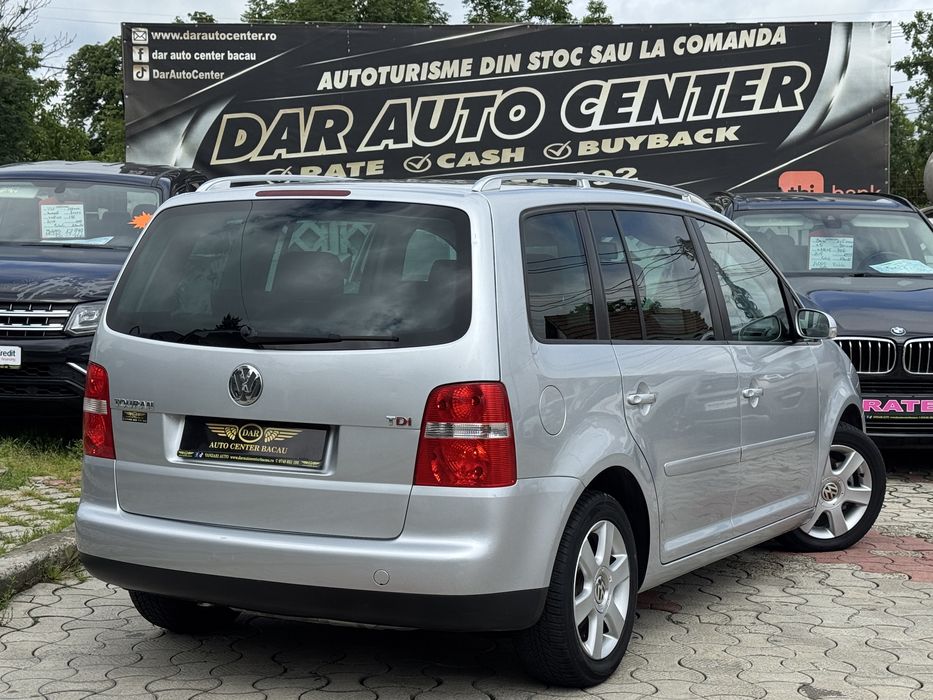 VW TOURAN 7 X LOCURI  128.500 Km . 2.0 TDI Stare Tehnica Estetica Fara Repros Vopsea Originala Import Italia Fara Rugina Garantie Motor Cutie Viteze
