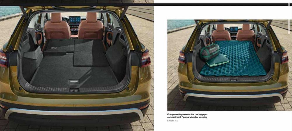 Нивелиращи подложки за багажник – Škoda Pack