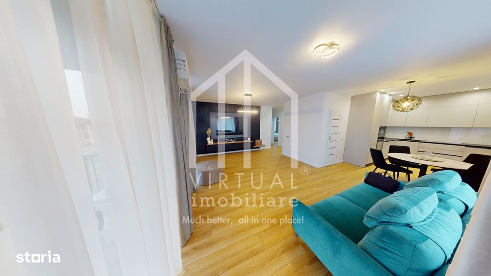 Apartament cu 3 camere, 83mp utili+balcoane, 2 bai, parcare, Selimbar — fotografia 3