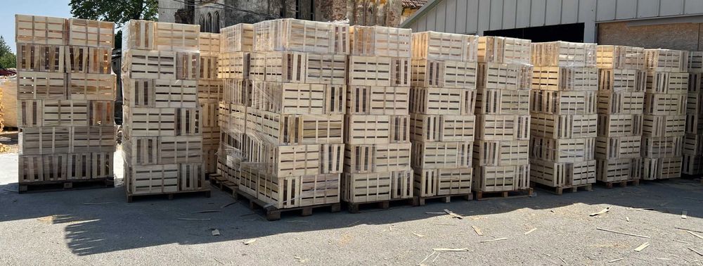 Ladite din lemn pentru fructe si legume