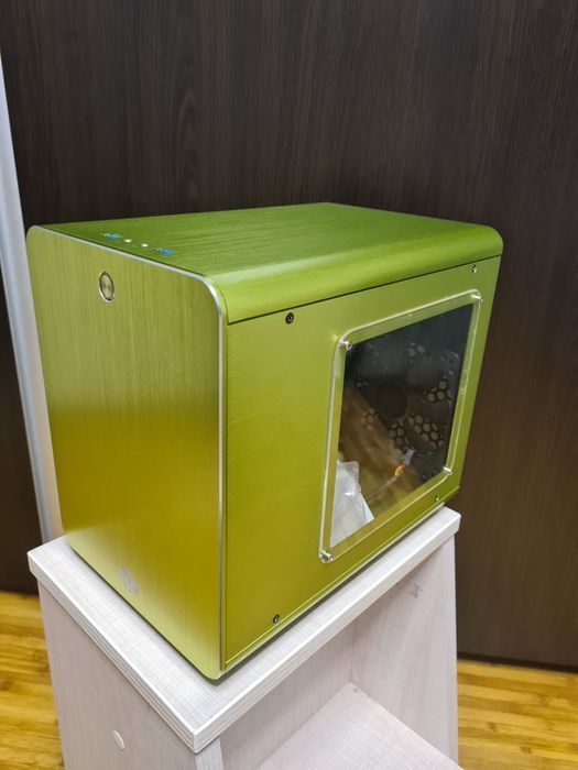 Carcasa itx Raijintek Metis Green