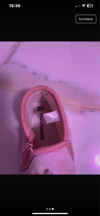 Papuci de casa fetițe marimea 20