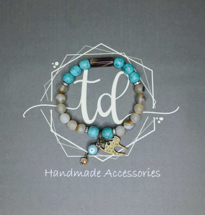 Гривни с полускъпоценни камъни,Дамски аксесоари,Арт Бужута,Колиета