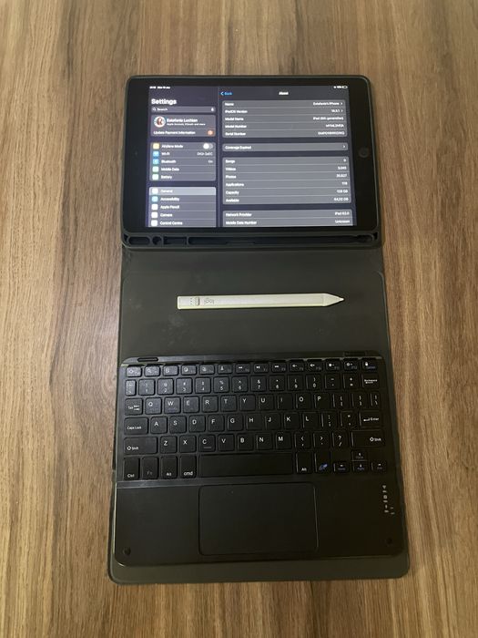IPad 10.2-inch • 8th Gen 2020 • 128GB Stocare • Space Gray • Wifi + SIM • Tastatura + Creion