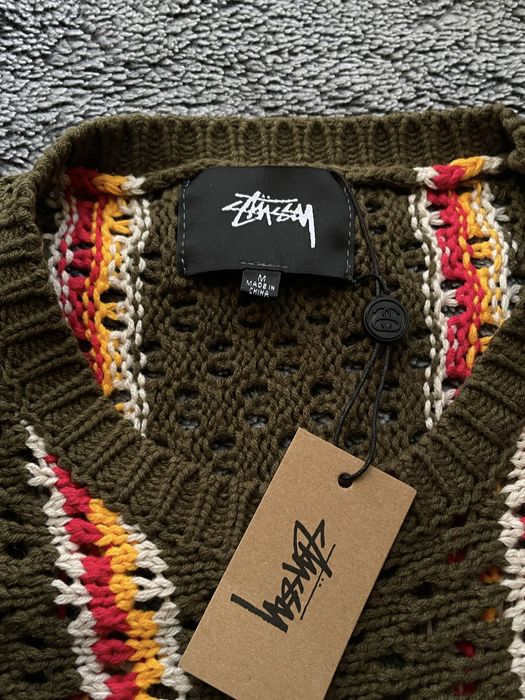 Hanorac tricotat stussy patta