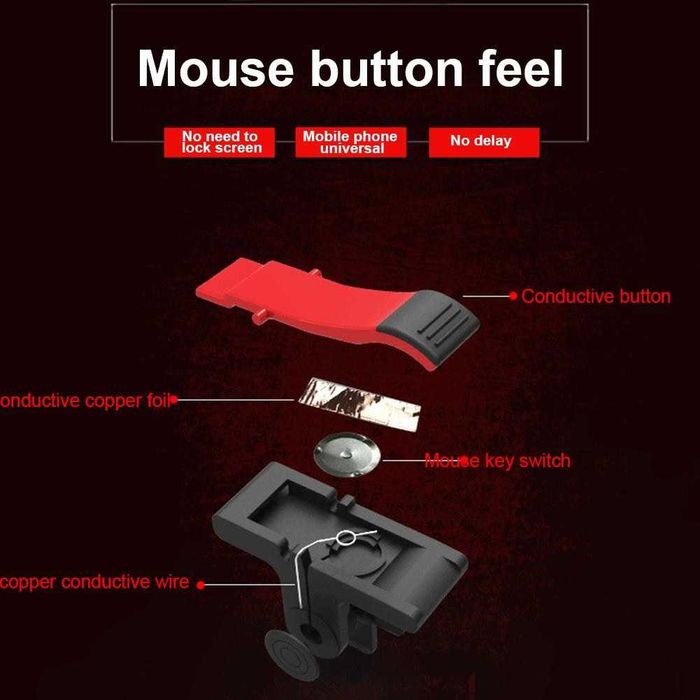 Trigger L1 R1 бутони за стрелба и мобилна игра на смарт телефон таблет