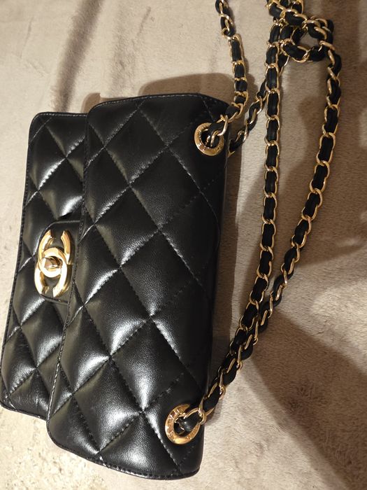 Geanta chanel piele miel  ! Originala  !!!