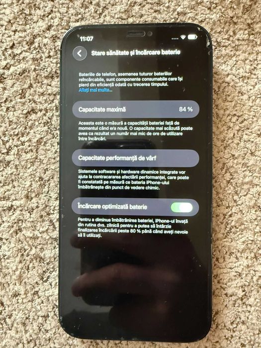 Iphone 12 ProMax, 256 GB, 84% Sanatate Baterie | Face ID Defect.