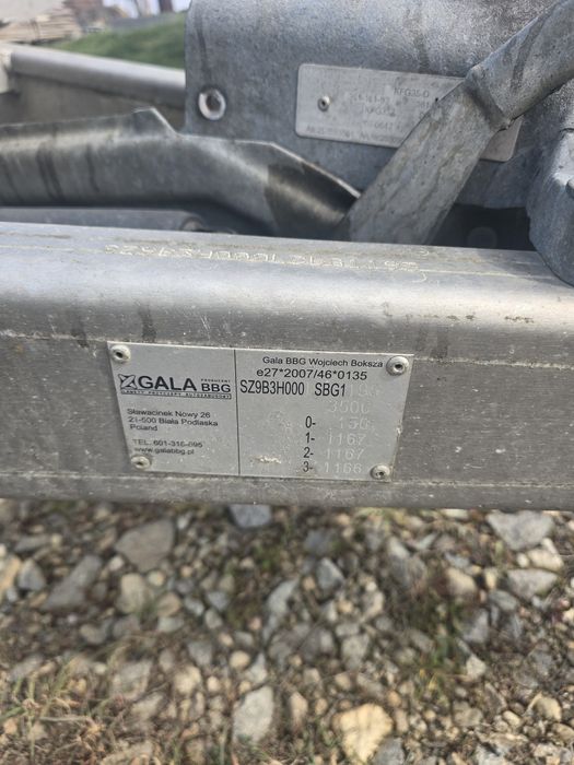 Trailer dublu full aluminiu 640kg